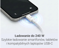 Silver Monkey Kabel Core USB-C - USB-C 240W 1m biały - 1568839 - zdjęcie 4